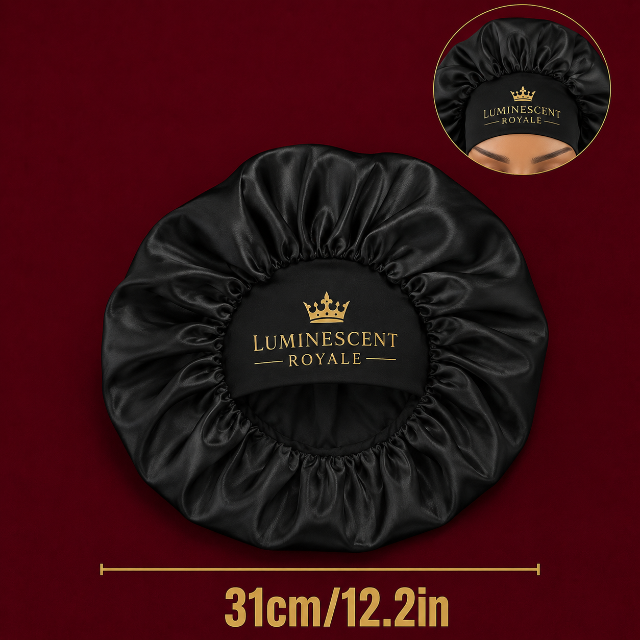 LR Satin Bonnet — view 1